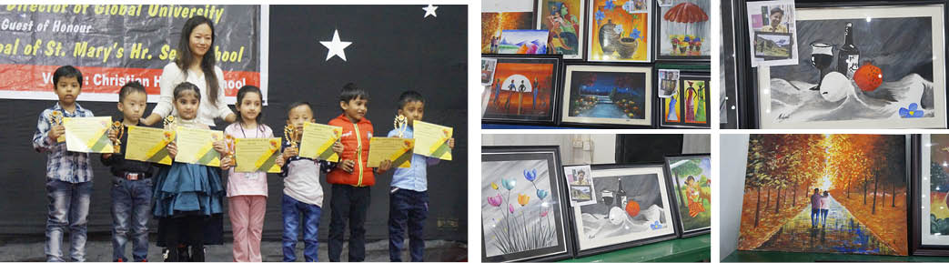 1000+ students partake in 3rd Mega Art Festival 2019